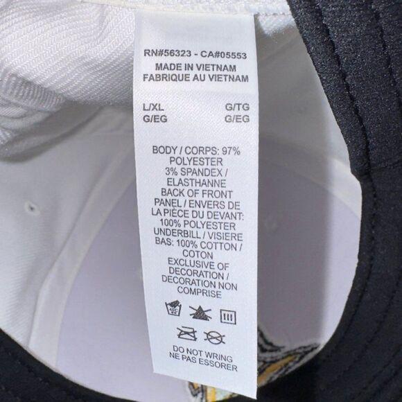 Nike Classic99 Dri-Fit Spartan Fitted Hat White / Green / Gold L/XL - Picture 7 of 7